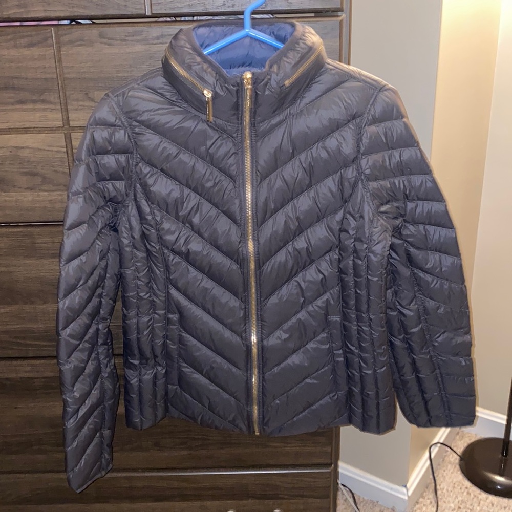 Woman’s Size Medium Michael Kors Gray Jacket worn once